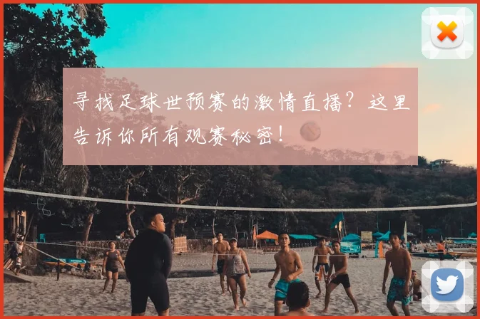 寻找足球世预赛的激情直播？这里告诉你所有观赛秘密！