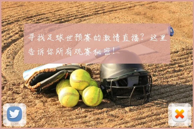 寻找足球世预赛的激情直播?这里告诉你所有观赛秘密!